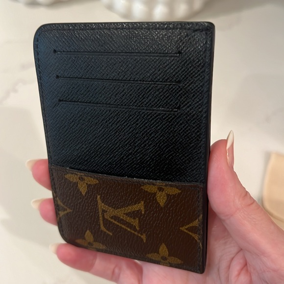 LOUIS VUITTON NEO PORTE CARTES in Monogram Macassar CARD HOLDER WALLET - Picture 4 of 14